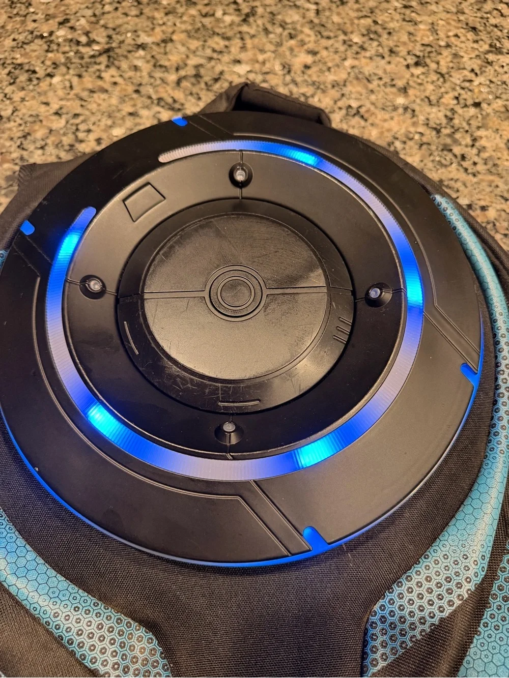 Tron light cycle backpack with light ring Wireless Speaker